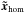 \hbox{$\vec{\tilde{x}}_\mathrm{hom}$}