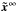 \hbox{$\vec{\tilde{x}^\infty}$}