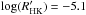 \hbox{$\log(R'_{\rm HK})=-5.1$}