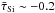 \hbox{$\bar{\tau}_{\rm {Si}} \sim - 0.2$}