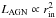 \hbox{$L_{\rm {AGN}} \propto r_{\rm{in}}^{2}$}
