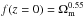 \hbox{$f(z=0)=\Omega_{\rm m}^{0.55}$}