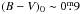 \hbox{$(B-V)_0 \sim 0\fm9$}