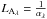 \hbox{$L_{{\rm A}_\lambda} = \frac{1}{\alpha_\lambda}$}