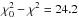 \hbox{$\chi^2_0-\chi^2=24.2$}