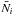 \hbox{$\bar{N}_i$}