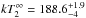 \hbox{$kT_2^\infty=188.6_{-4}^{+1.9}$}