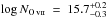 \hbox{$\log{N_{\ion{O}{VII}}}~=~15.7^{+0.2}_{-0.3}$}
