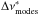 \hbox{$\Delta \nu_{\mathrm{modes}}^*$}
