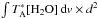 \hbox{$\int T_{\rm A}^*[{\rm H_2O}] \, {\rm d}v \times d^2$}