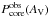 \hbox{$P_{\rm core}^{\rm obs}(A_{\rm V}) $}
