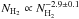\hbox{$N_{\rm H_2} \propto N_{\rm H_2}^{-2.9 \pm 0.1}$}
