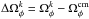 \hbox{$\Delta\Omega_\phi^k = \Omega_\phi^k - \Omega_\phi^\textrm{cm}$}