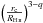 \hbox{$\left( \frac{r_\text{c}}{R_{\rm \ion{H}{ii}}} \right)^{3-q}$}