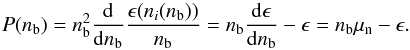 \begin{equation} P(\rcore) = \rcore^2 {{\rm d}\over {\rm d}\rcore} {\rmcore(\rnum_i(\rcore))\over \rcore} = \rcore {{\rm d}\rmcore \over {\rm d}\rcore} - \rmcore = \rcore \mu_{\rm n} - \rmcore . \end{equation}