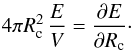 \appendix \setcounter{section}{2} \begin{eqnarray} 4 \pi R_{\rm c}^2\, \frac{E}{V} = \frac{\partial{E}}{\partial{ R_{\rm c}}}\cdot \label{eq23b} \end{eqnarray}