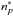 \hbox{$n^{*}_{p}$}
