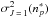 \hbox{$\sigma^2_{J\,=\,1} (n^{*}_{p}) $}