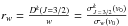 \hbox{$r_w=\frac{D^k(J=3/2) }{w}= \frac{ \sigma^k_{J\,=\,3/2} (v_0)}{\sigma_w(v_0)}$}