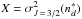 \hbox{$X= \sigma^2_{J\,=\,3/2} (n^{*}_{d}) $}