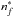 \hbox{$n^{*}_{f}$}