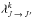 \hbox{$\lambda^k_{J\,\to\,J'}$}