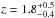 \hbox{$z=1.8^{+0.5}_{-0.4}$}