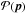 \hbox{${\cal P}({\vec p})$}