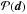 \hbox{${\cal P}({\vec d})$}
