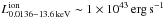 \hbox{$L^\mathrm{ion}_{0.0136-13.6\,\mathrm{keV}}\sim 1\times 10^{43}\,\mathrm{erg}\,\mathrm{s}^{-1}$}