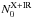 \hbox{$N_{0}^\mathrm{X+IR}$}