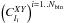 \hbox{$\left(C_{l_{i}}^{XY}\right)^{i=1..N_{\rm bin}}$}