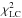 \hbox{$\chi^2_{\rm LC}$}