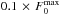 \hbox{${0.1 \,\times\, F_{0}^{\rm max} }$}