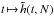 \hbox{${t \!\mapsto\! \tilde{h} (t,N) }$}