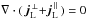 \hbox{$\nabla\cdot(\,\bm{j}_{\rm{L}}^{\,\perp}{+}\bm{j}_{\rm{L}}^{\,||}\,)=0$}