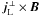 \hbox{$\bm{j}_{\rm{L}}^{\,\perp}\times\bm{B}$}