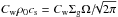 \hbox{$C_{\rm w} \rho_0 c_{\rm s} = C_{\rm w} \Sigma_{\rm g} \Omega /\!\!\sqrt{2 \pi}$}