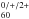 \hbox{$_{60}^{0/+/2+}$}