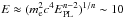 \hbox{$E\approx (m_{\rm e}^2 c^4 E_{\rm PL}^{n-2})^{1/n}\sim 10$}
