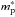 \hbox{$m^*_{\rm p}$}