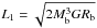 \hbox{$L_1=\sqrt{2M_{\rm b}^3GR_{\rm b}}$}