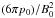 \hbox{$(6\pi p_\mathrm{0})/B_\mathrm{0}^2$}