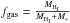 \hbox{$f_{\rm gas} = \frac{M_{\rm H_I}}{M_{\rm H_I}+M_{\rm *}}$}