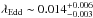 \hbox{$\lambda_{\rm Edd}\sim0.014^{+0.006}_{-0.003}$}