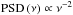 \hbox{$\mathrm{PSD\left(\nu\right)}\propto\nu^{-2}$}