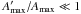 \hbox{$A_{\text{max}}'/A_{\text{max}} \ll 1$}