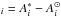 \hbox{$_{i} = A^{*}_{i} - A^{\odot}_{i}$}