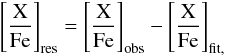 \begin{eqnarray*} \left[\frac{\rm X}{\rm Fe} \right]_{\rm res}=\left[\frac{\rm X}{\rm Fe} \right]_{\rm obs}-\left[\frac{\rm X}{\rm Fe} \right]_{\rm fit,} \end{eqnarray*}
