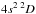 \hbox{${4}{s}^{2}\,^2{D}^{\rm }_{ }$}